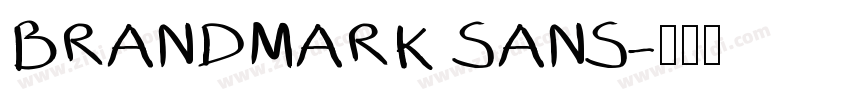 BRANDMARK SANS字体转换